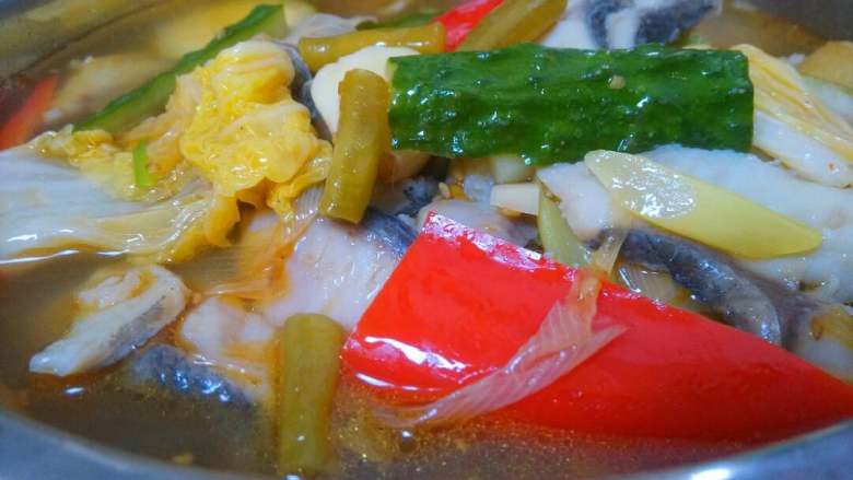 酸辣水煮鱼#夏天的味道#