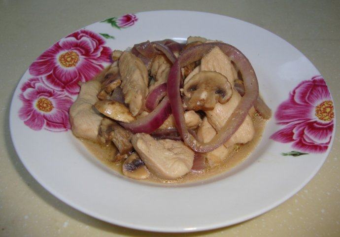 地道法国香：奶香鸡肉蘑菇
