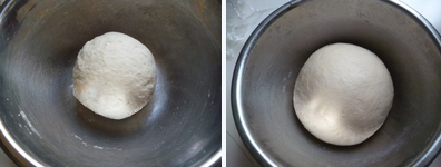 酥皮面包两款~~~有咸有甜必有一款适合你 ,先将中种材料中的酵母溶于水中，用筷子搅匀后加入中种材料中的高粉和盐，用手揉成表面柔滑的面团（手揉约5分钟），覆盖保鲜膜入冰箱冷藏17小时以上备用（不超过3天）。