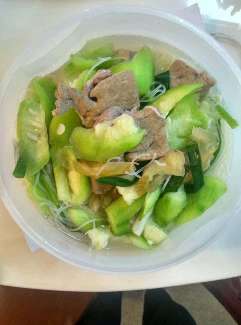 星瓜窄菜肉丝粉