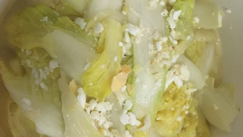 蒜蓉咸蛋娃娃菜