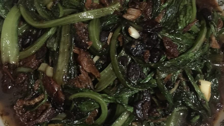 豆豉棱鱼油麦菜