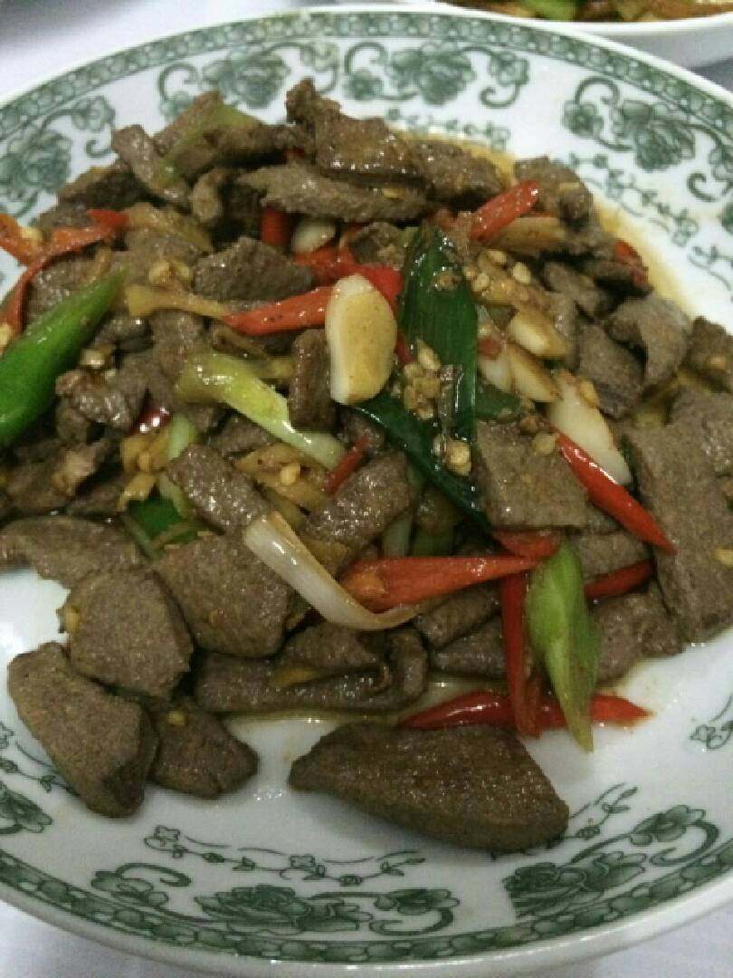爆炒猪肝
