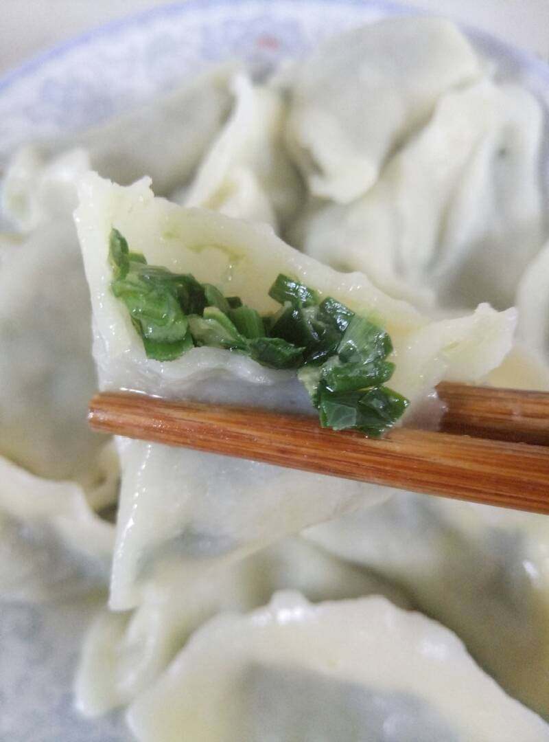 韭菜猪肉水饺😍