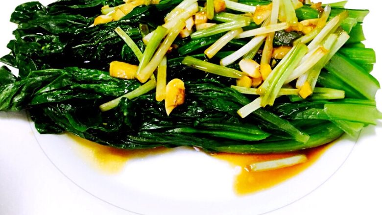 白灼菜芯