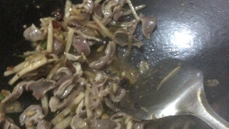 麻辣鸡胗,在加人生抽,上色