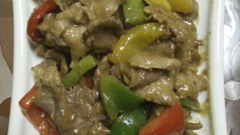 家常炒牛肉片
