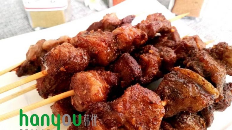 韩优空气炸锅--无油烟健康羊肉串