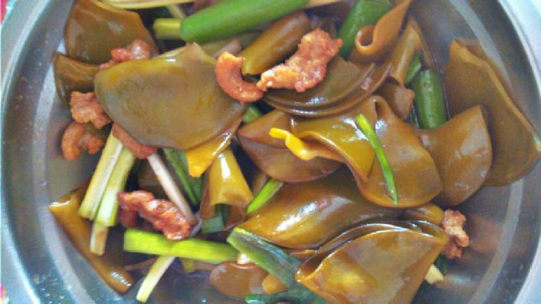 香葱脂渣拌群带