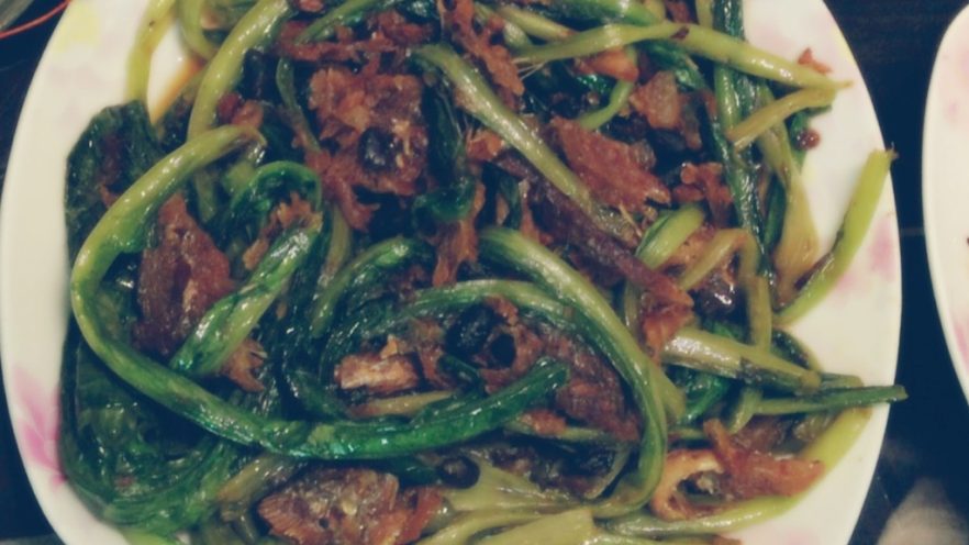豆豉鲮鱼油麦菜