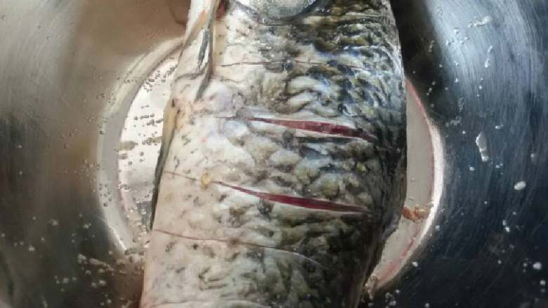 清蒸鲫鱼,加盐料酒腌制十分钟，冲洗干净把葱姜放在盘底与鱼肚里，上锅蒸十五分钟