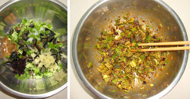 美味凉拌：绝味茄子 ,加蒜末、盐、<a style='color:red;display:inline-block;' href='/shicai/ 717'>味精</a>、<a style='color:red;display:inline-block;' href='/shicai/ 701'>芝麻酱</a>、<a style='color:red;display:inline-block;' href='/shicai/ 847'>香油</a>、<a style='color:red;display:inline-block;' href='/shicai/ 190767'>豆豉辣酱</a>拌匀