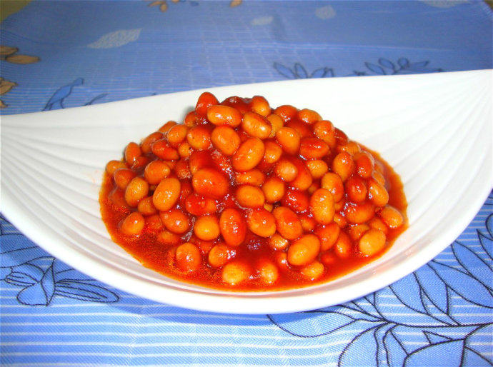 平民小食：茄汁黄豆