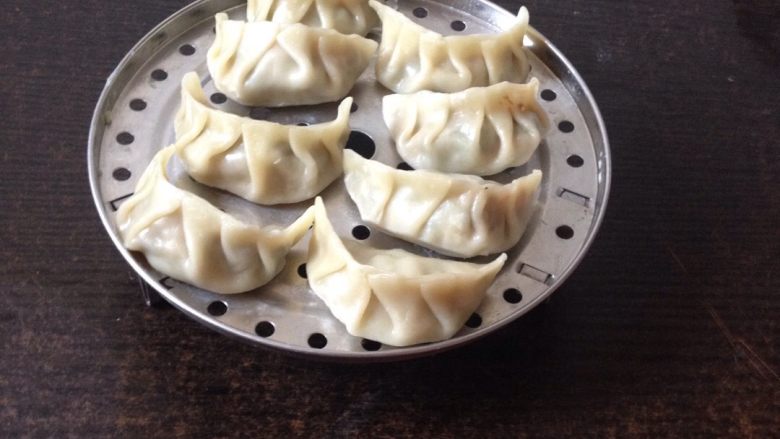 牛肉饺子,蒸好后的饺子，又香又鲜