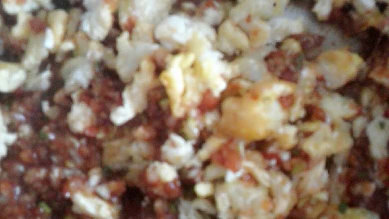 猪肉茴香饺子,肉馅放炒好的鸡蛋和匀