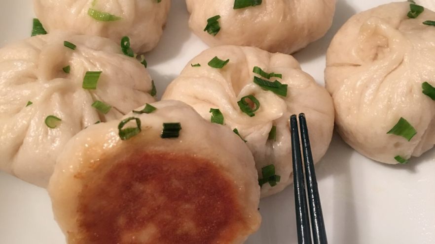 生煎菜包子