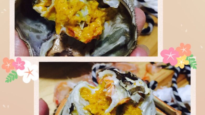 清蒸溱湖簖蟹
,是不是看着很完美呀,亲,这只是溱湖簖蟹哟!