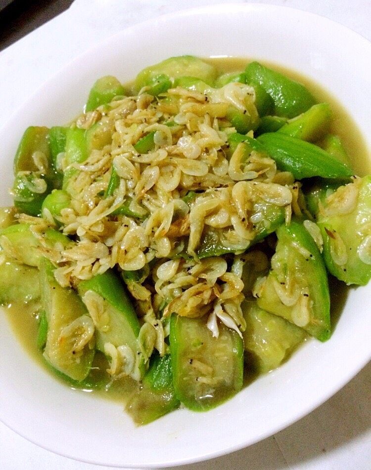 虾皮烩丝瓜