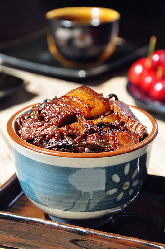 经典家常菜干豆角红烧肉