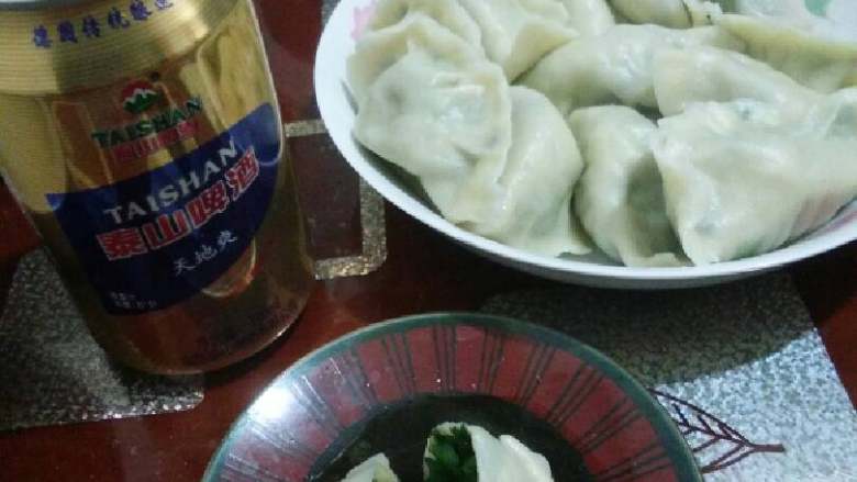 蓬莱饺子,完工开歹(吃)啦!饺子就酒越哈(喝)越有。😁