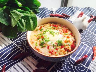 剁椒蒸肉饼