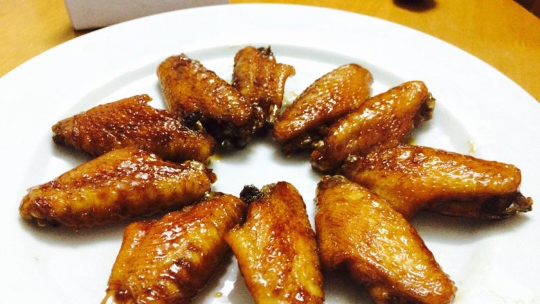 可乐鸡翅,收汁，关火，出锅
