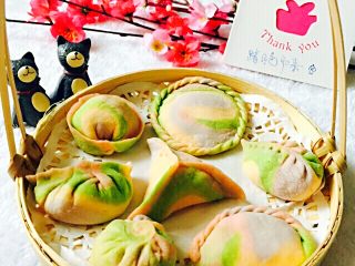 彩色瓜馅饺子#有个故事#