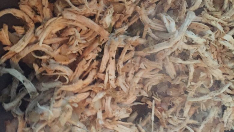 安其拉达(Enchiladas chicken)墨西哥菜,翻炒均匀、关火、备用