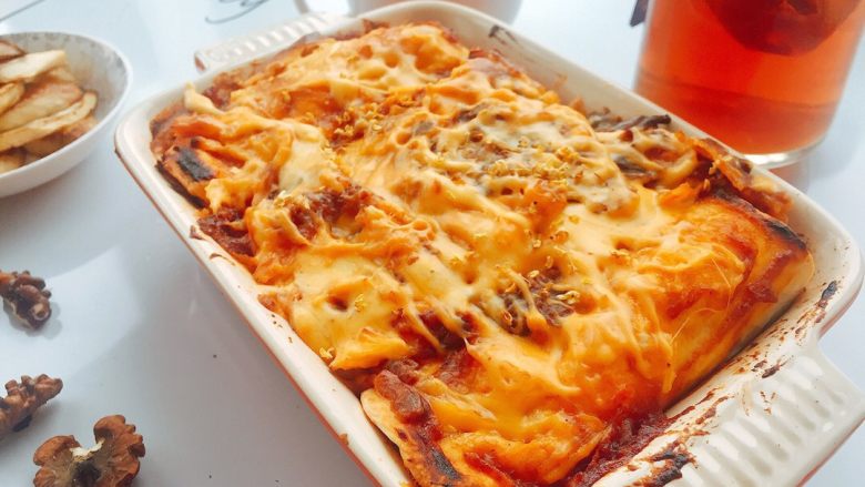 安其拉达(Enchiladas chicken)墨西哥菜,美味的安其拉达就做好啦~