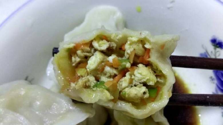 素馅饺子,是不是很好吃??