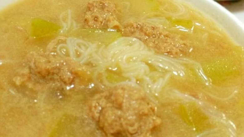 羊肉丸粉丝冬瓜汤
