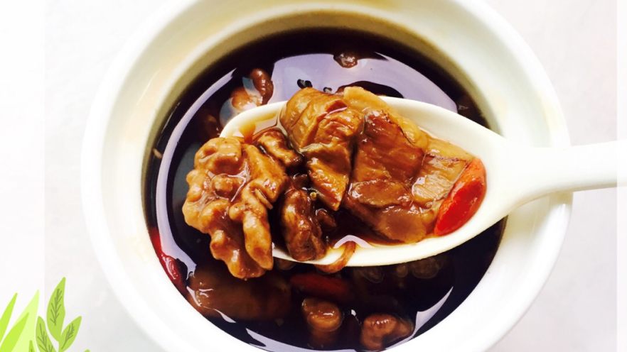 干鱼胶洋参煲#有个故事#