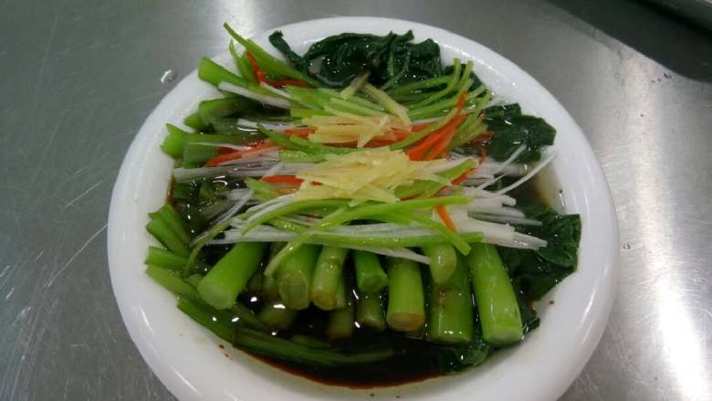 油淋菜心