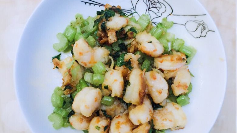芹菜炒虾仁