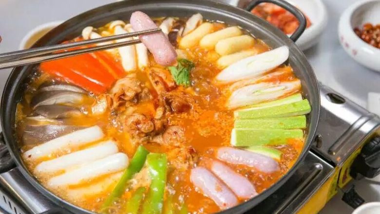 泡菜年糕火锅