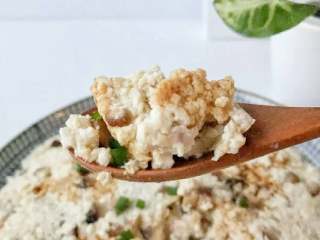 宝宝辅食：虾皮粉蒸豆腐饼