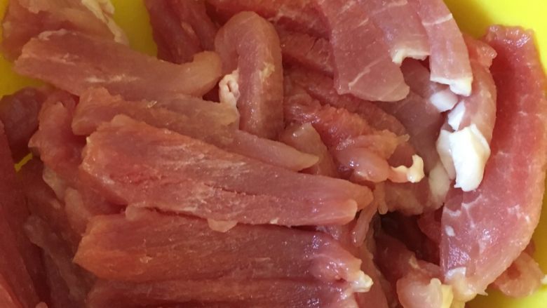 鱼香肉丝,切丝