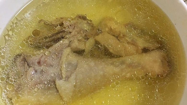 (虎尾轮)草根炖鸡汤,成品图再来一张。