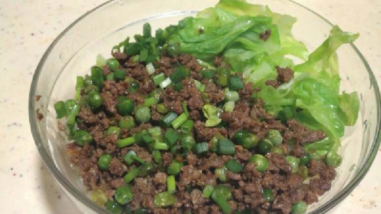 干拌豌豆臊子面
