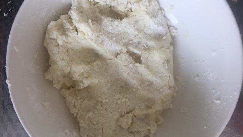 芝士土豆球,除面包以外的全部加进去混合均匀