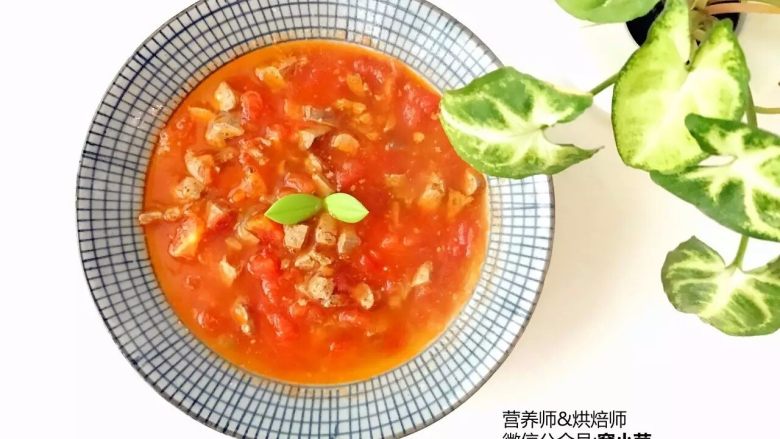 宝宝辅食：番茄鸡肝/猪肝汤,出锅