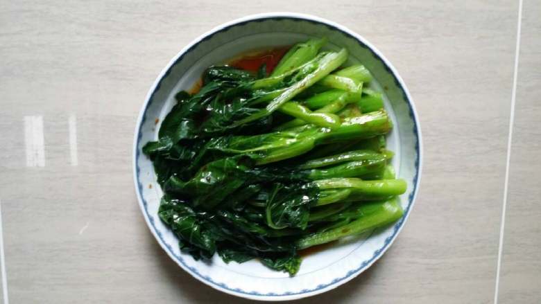 清焯菜心