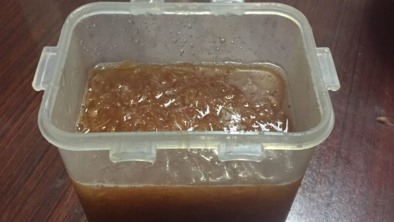 蜂蜜柚子茶,全部放置保鲜盒冰箱冷藏保存