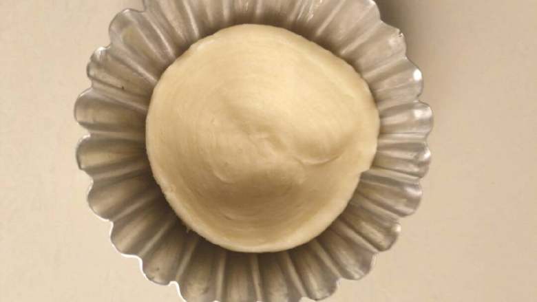 蛋挞,把材料①混合揉成面团