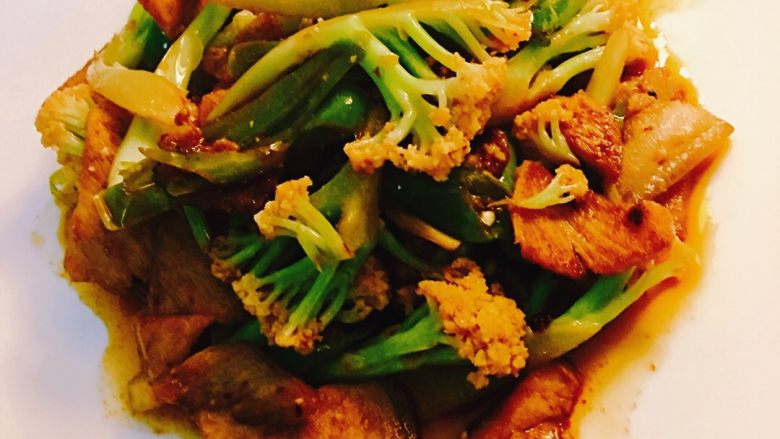 花菜炒五花肉