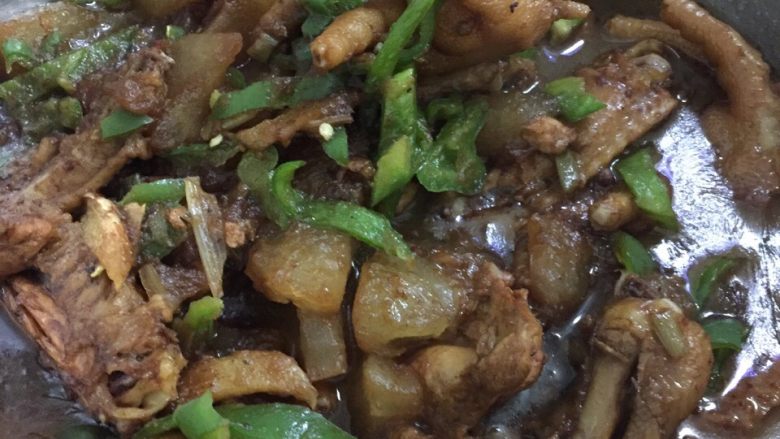 糖醋藕,鸡一只，冬瓜少量