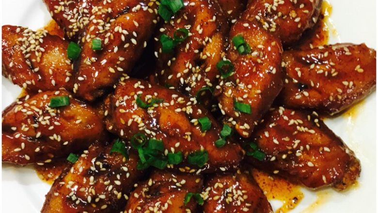 黄油蜂蜜炸鸡翅