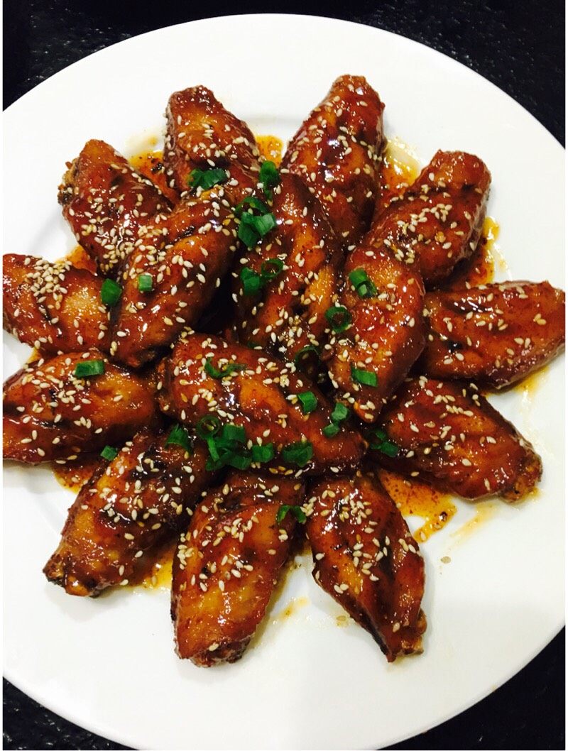 黄油蜂蜜炸鸡翅