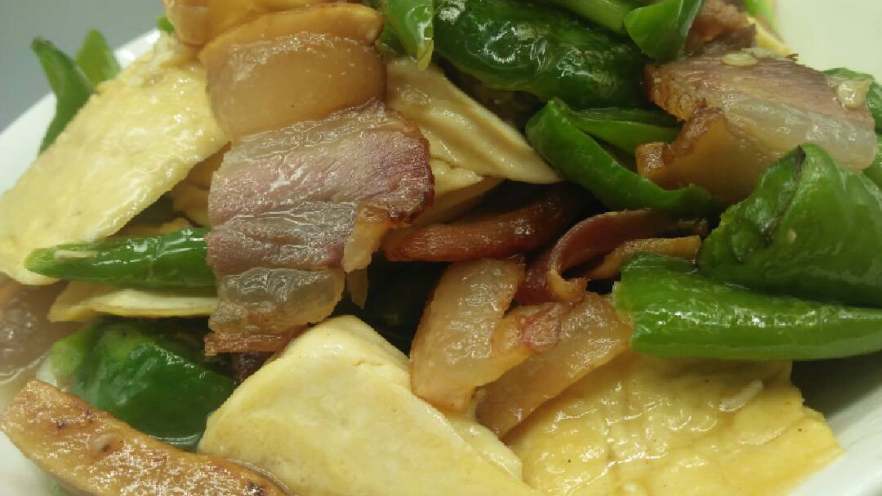 青椒炒豆干
