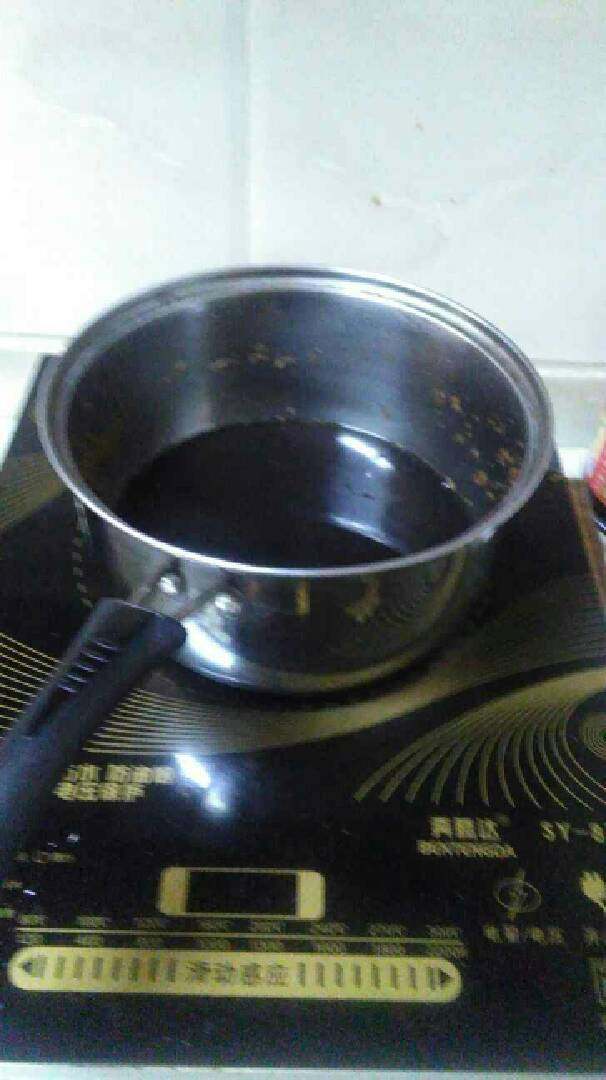 可乐姜茶,等稍微冷点，即可